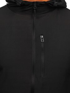 Chaqueta deportiva cortavientos para hombre color negro Denley HM142