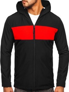 Chaqueta deportiva cortavientos para hombre color negro Denley HM147