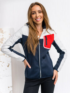 Chaqueta deportiva de entretiempo para mujer blanco Bolf KSW4006A1