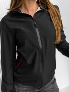 Chaqueta deportiva de entretiempo para mujer color negro Bolf HM097