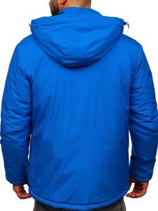 Chaqueta deportiva de invierno para hombre azul Bolf HH011