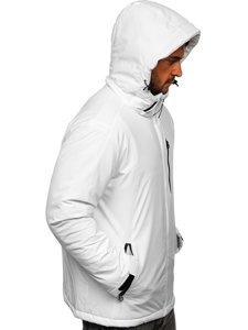 Chaqueta deportiva de invierno para hombre blanco Bolf HH011