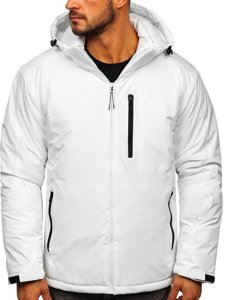 Chaqueta deportiva de invierno para hombre blanco Bolf HH011