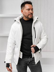 Chaqueta deportiva de invierno para hombre blanco Bolf HH011A1