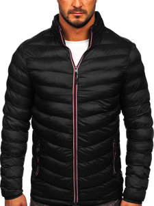 Chaqueta deportiva de invierno para hombre color negro Bolf SM71