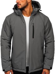 Chaqueta deportiva de invierno para hombre grafito Bolf HH011