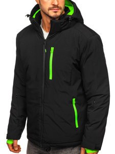 Chaqueta deportiva de invierno para hombre negro Bolf HH011