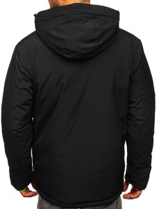 Chaqueta deportiva de invierno para hombre negro Bolf HH011