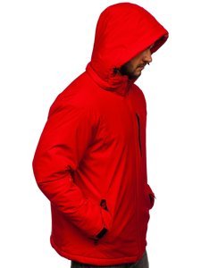 Chaqueta deportiva de invierno para hombre rojo Bolf HH011