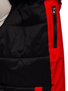 Chaqueta deportiva de invierno para hombre rojo Bolf HH011