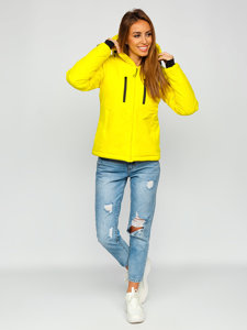 Chaqueta deportiva de invierno para mujer amarillo Bolf HH012A