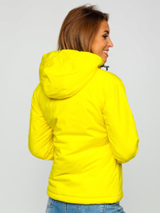 Chaqueta deportiva de invierno para mujer amarillo Bolf HH012A