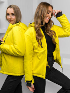 Chaqueta deportiva de invierno para mujer amarillo Bolf HH012B