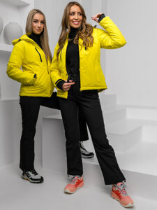 Chaqueta deportiva de invierno para mujer amarillo Bolf HH012B