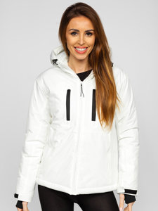 Chaqueta deportiva de invierno para mujer blanco Bolf HH012A