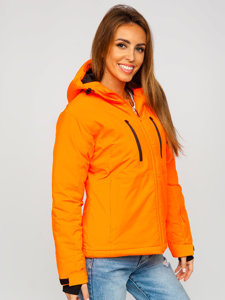 Chaqueta deportiva de invierno para mujer naranja Bolf HH012A