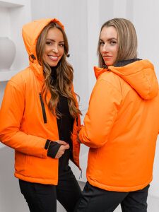 Chaqueta deportiva de invierno para mujer naranja Bolf HH012B