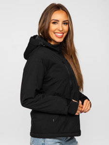 Chaqueta deportiva de invierno para mujer negro Bolf HH012A