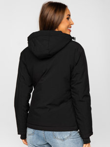 Chaqueta deportiva de invierno para mujer negro Bolf HH012A