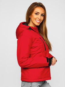 Chaqueta deportiva de invierno para mujer rojo Bolf HH012A