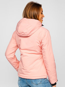 Chaqueta deportiva de invierno para mujer rosa claro Bolf HH012A