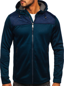 Chaqueta deportiva para hombre color azul oscuro Bolf HH014