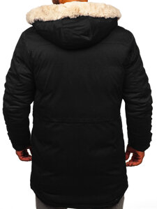 Chaqueta parka de invierno para hombre Negro Bolf 22M317