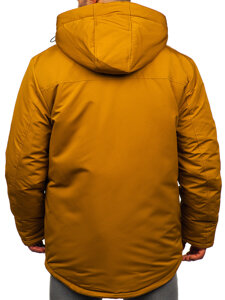 Chaqueta parka de invierno para hombre camel Bolf 22M323