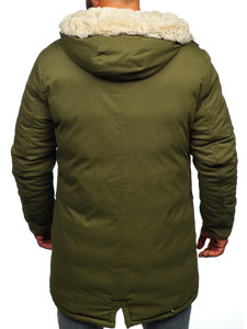 Chaqueta parka de invierno para hombre caqui Bolf 22M37