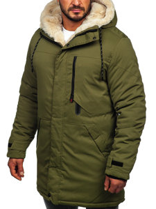 Chaqueta parka de invierno para hombre caqui Bolf 22M38