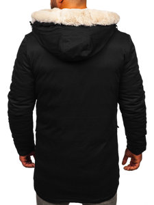 Chaqueta parka de invierno para hombre color negro Bolf M115