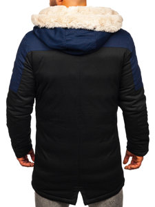 Chaqueta parka de invierno para hombre negro Bolf 22M118