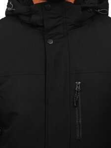 Chaqueta parka de invierno para hombre negro Bolf 22M323