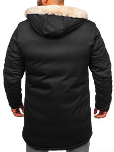 Chaqueta parka de invierno para hombre negro Bolf 22M38