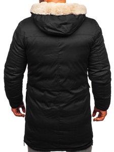 Chaqueta parka de invierno para hombre negro Bolf 22M50