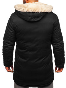 Chaqueta parka de invierno para hombre negro Bolf 22M52