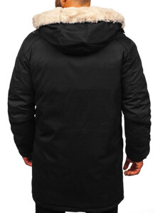 Chaqueta parka de invierno para hombre negro Bolf 5M120