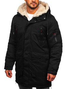 Chaqueta parka de invierno para hombre negro Bolf 5M3123