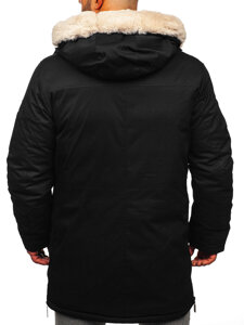 Chaqueta parka de invierno para hombre negro Bolf 5M3123