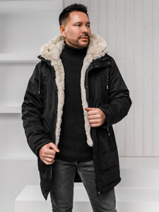 Chaqueta parka de invierno para hombre negro Bolf 5M3132A1