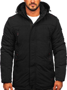 Chaqueta parka de invierno para hombre negro Bolf 5M717