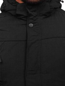 Chaqueta parka de invierno para hombre negro Bolf 5M717