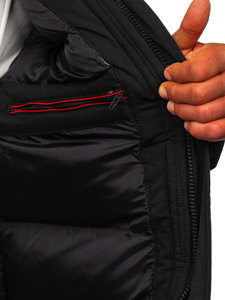 Chaqueta parka de invierno para hombre negro Bolf 5M717