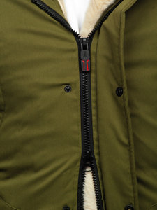 Chaqueta parka de invierno para hombre verde Bolf 22M52