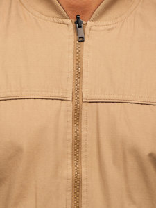 Chaqueta reversible de entretiempo bomber para hombre camel Bolf 84M3005