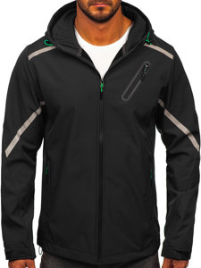 Chaqueta softshell de entretiempo para hombre grafito Bolf HSS037