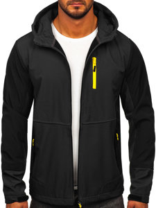 Chaqueta softshell de entretiempo para hombre grafito Bolf HSS039