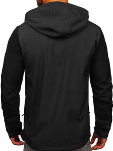 Chaqueta softshell de entretiempo para hombre grafito Bolf HSS039