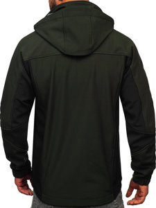 Chaqueta softshell para hombre caqui Bolf T019