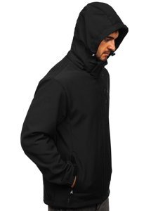 Chaqueta softshell para hombre color negro Bolf BK124